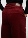 Pepe Jeans Pepe Jeans Cecilia Cord ženske crvene lepršave hlače