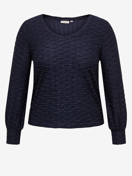 ONLY CARMAKOMA Tamnoplava ženska bluza s uzorkom ONLY CARMAKOMA Astra