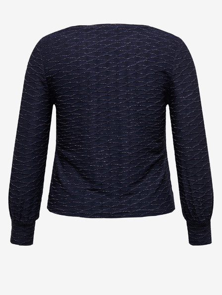 ONLY CARMAKOMA Tamnoplava ženska bluza s uzorkom ONLY CARMAKOMA Astra