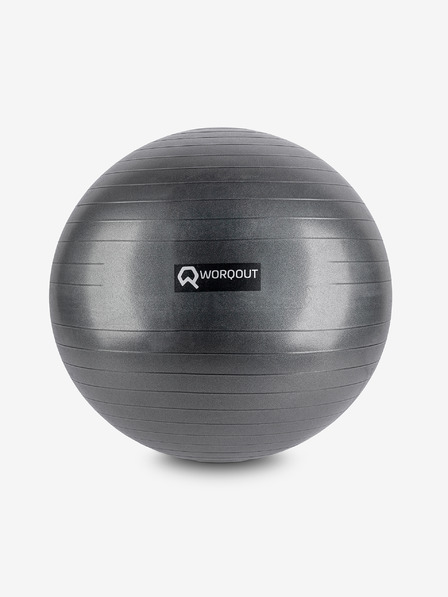 Worqout Crna gimnastička lopta 75 cm Worqout Gym Ball