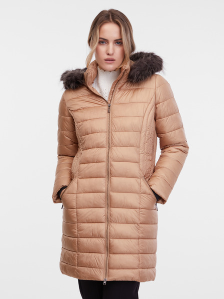 Orsay Svijetlo smeđi ženski prošiveni kaput ORSAY