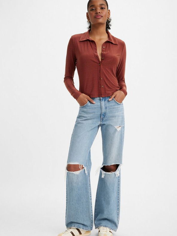 Levi's® Svijetloplave široke traperice Levi's® Baggy Boot