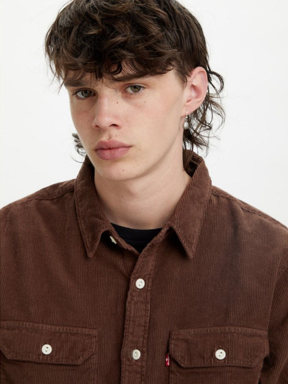 Levi's® Levi's® Jackson Radnička košulja od samta za muškarce u tamno smeđoj boji