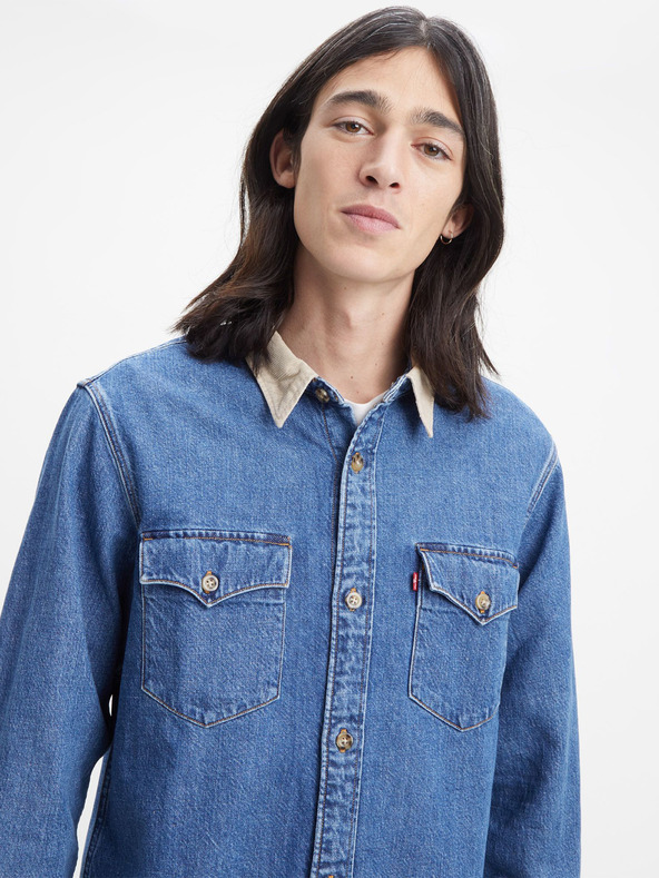 Levi's® Plava muška Levi's® Western traper košulja