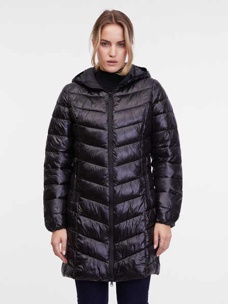 Orsay Crni ženski prošiveni kaput ORSAY