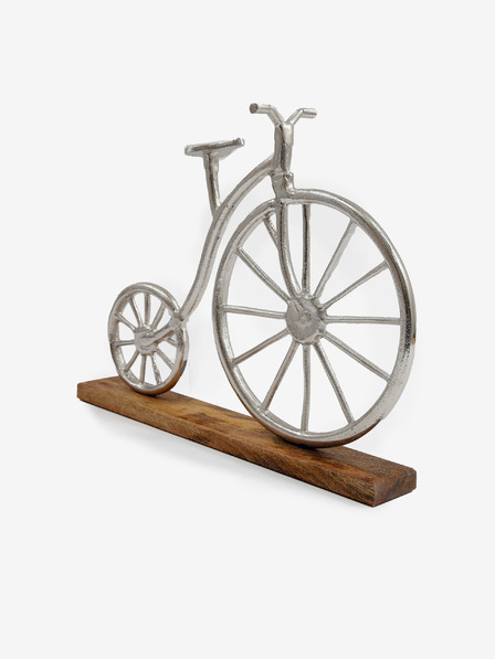 SIFCON Metalni ukras Retro bicikl u srebrnoj boji SIFCON
