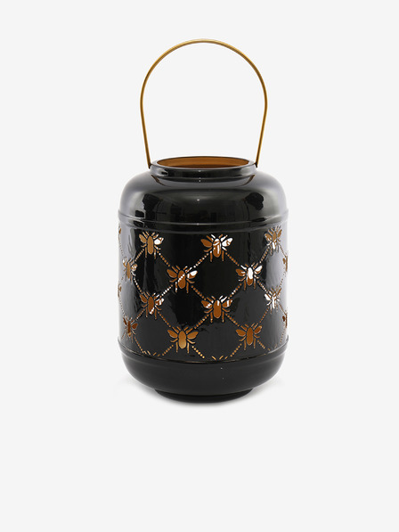 SIFCON Crni metalni lampion sa pčelama 24x14 SIFCON