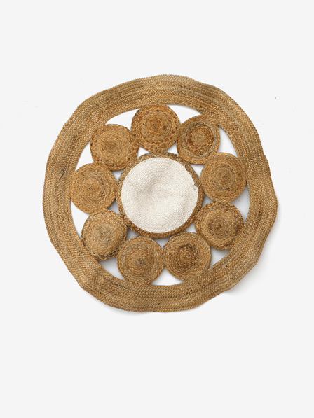 SIFCON Okrugli tepih od jute 90cm SIFCON