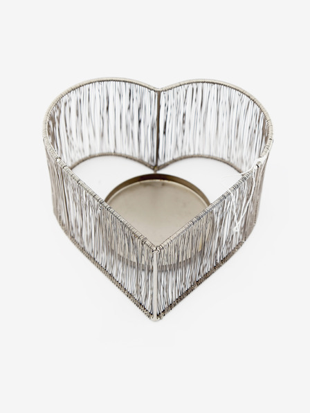 SIFCON Žičani svijećnjak u obliku srca za SIFCON čajnu svijeću