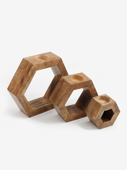 SIFCON Set od tri SIFCON Hexagon držača za čajne svijeće