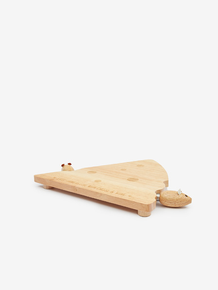 SIFCON Drvena daska i set noževa za serviranje SIFCON sireva