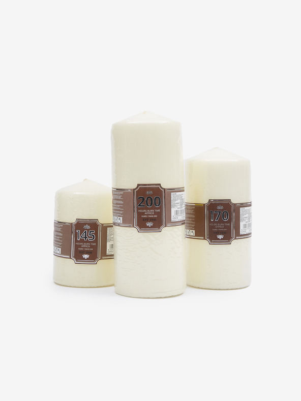 SIFCON Krem svijeća 25x10 cm SIFCON