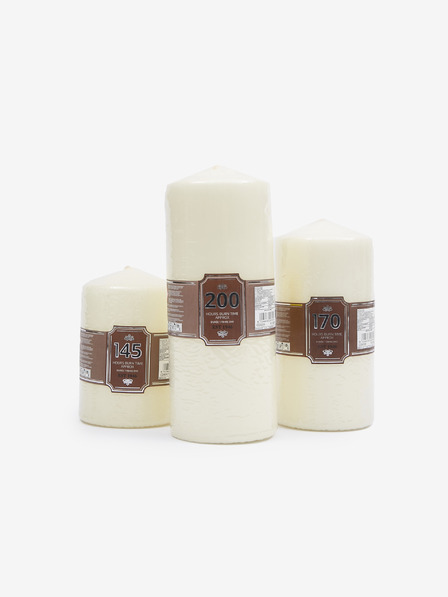 SIFCON Krem svijeća 25x10 cm SIFCON