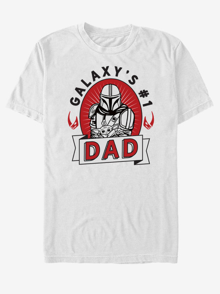 ZOOT.Fan Bijela unisex majica ZOOT.Fan Star Wars Mando Tattoo