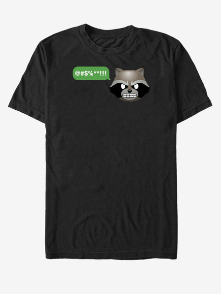 ZOOT.Fan Crna unisex majica Rocket Guardians of the Galaxy ZOOT.FAN Marvel