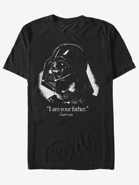 ZOOT.Fan Crna unisex majica ZOOT.Fan Star Wars Vader is the Father