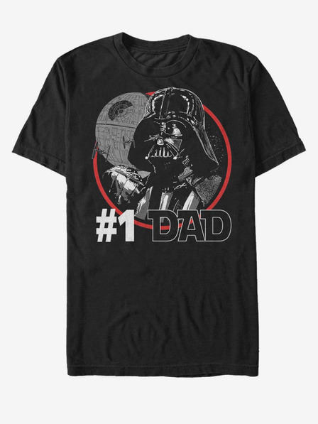 ZOOT.Fan Crna unisex majica ZOOT.Fan Star Wars Best Dad