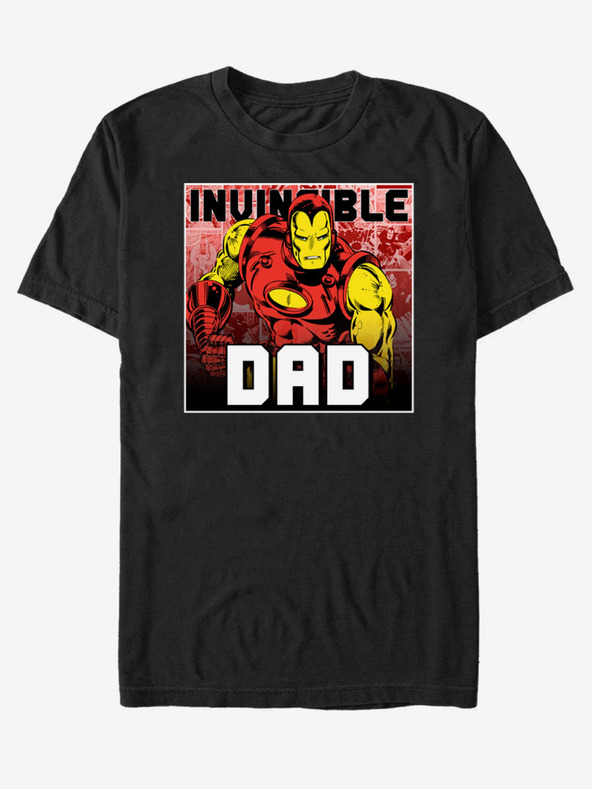 ZOOT.Fan Crna unisex majica ZOOT.Fan Marvel Invincible Dad