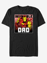 ZOOT.Fan Crna unisex majica ZOOT.Fan Marvel Invincible Dad