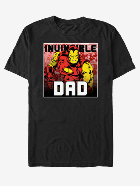 ZOOT.Fan Crna unisex majica ZOOT.Fan Marvel Invincible Dad