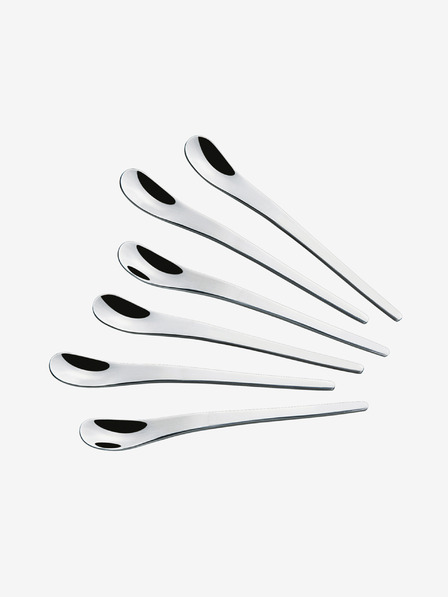 Cilio Set od šest Goccia Cilio žlica za espresso