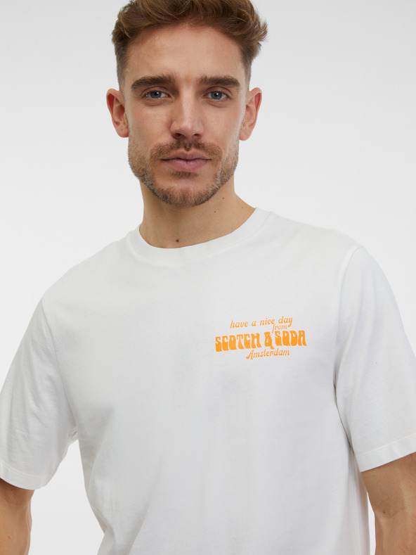 Scotch & Soda Scotch & Soda bijela muška majica