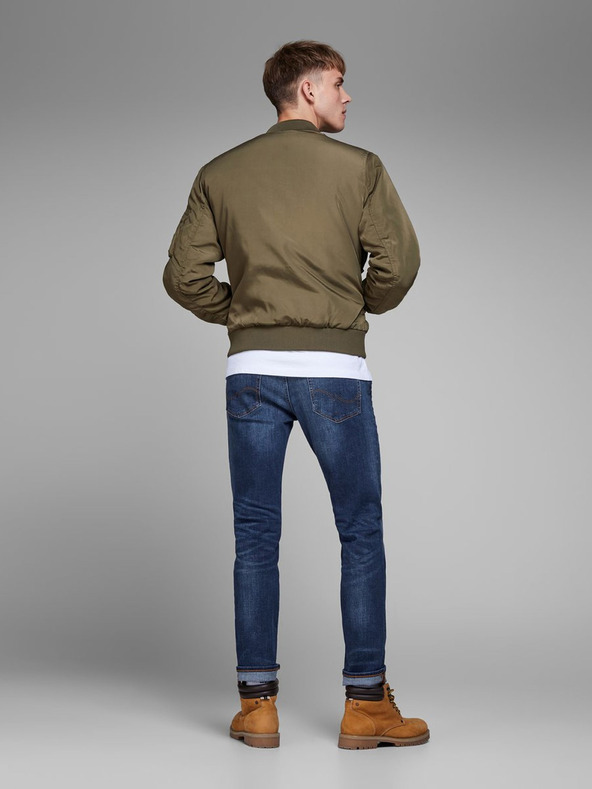 Jack & Jones Jack & Jones Tim tamnoplave uske traperice