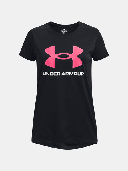 Under Armour Djevojčina majica Under Armour Tech Solid Print Fill BL SSC