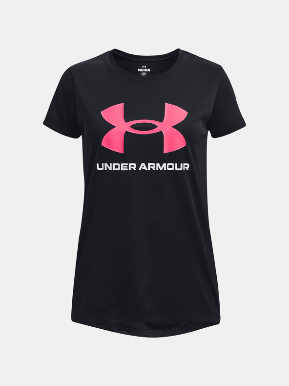 Under Armour Djevojčina majica Under Armour Tech Solid Print Fill BL SSC