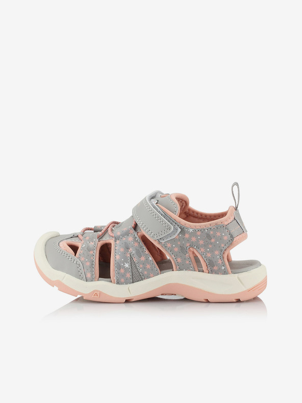 ALPINE PRO Sive vanjske sandale za djevojčice ALPINE PRO GROBO