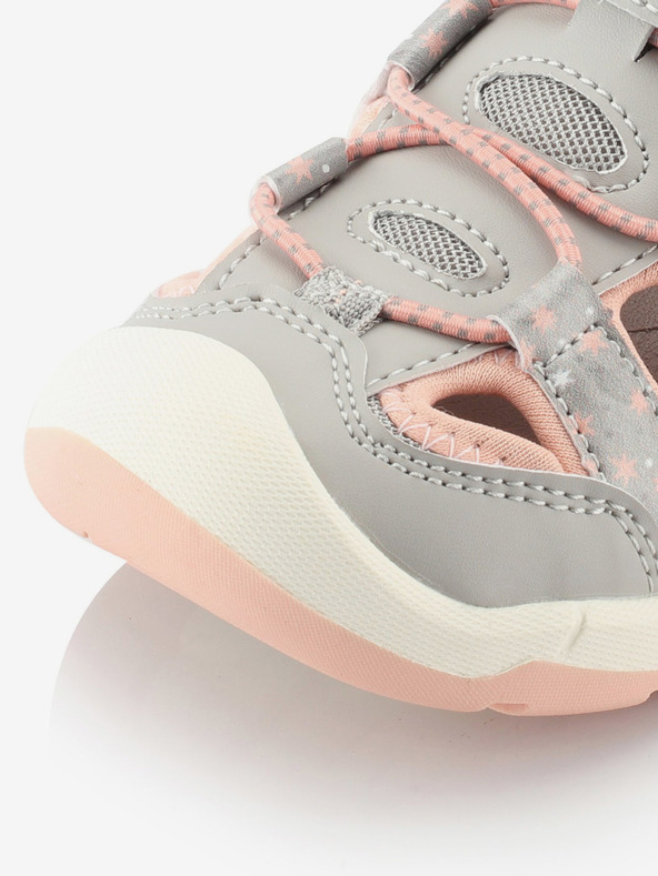 ALPINE PRO Sive vanjske sandale za djevojčice ALPINE PRO GROBO