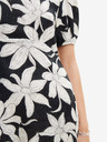 Desigual Desigual Nashville bijelo-crna ženska cvjetna haljina