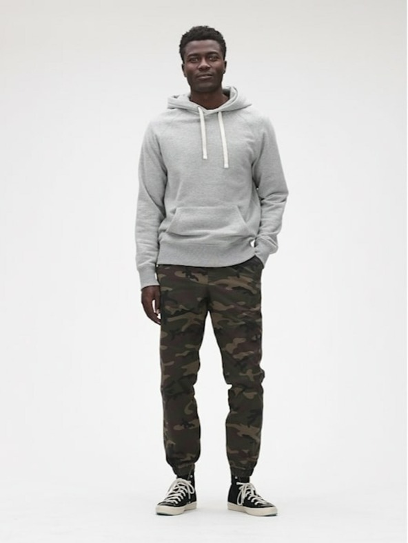 GAP Slim canvas jogger hlače GapFlex GAP