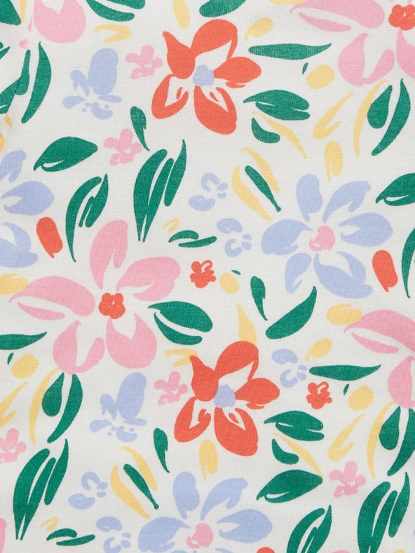GAP Dječja kratka floral pidžama GAP