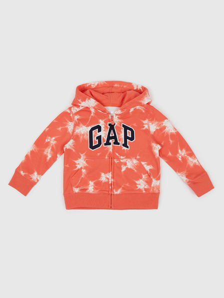 GAP Dječja batikovana mikina logo GAP