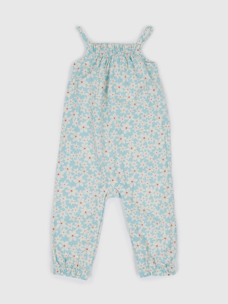 GAP Baby laneni cvjetni kombinezon GAP