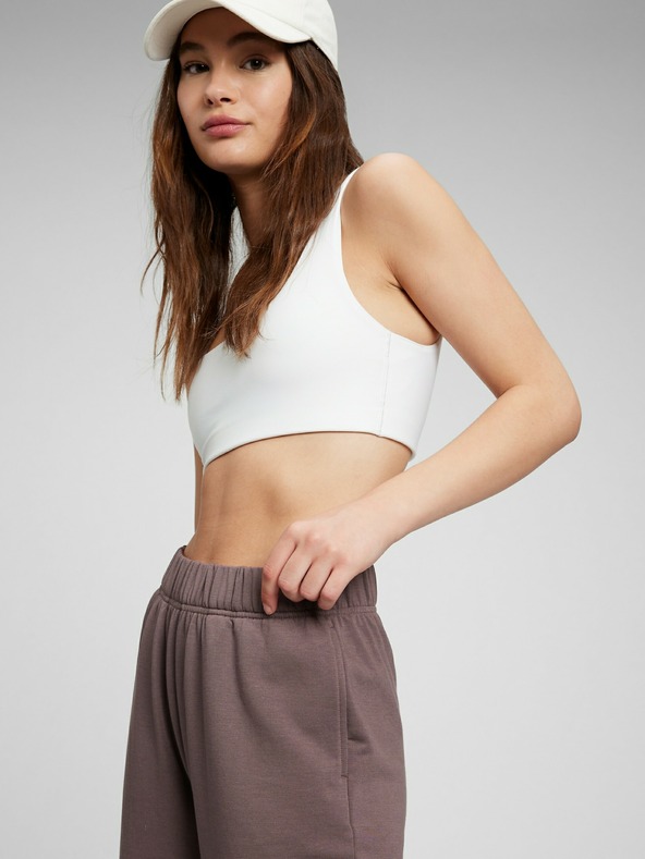 GAP Široke ravne sportske hlače High Rise GAP