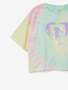 Desigual Desigual Daira žuto-zelena batik majica za djevojčice