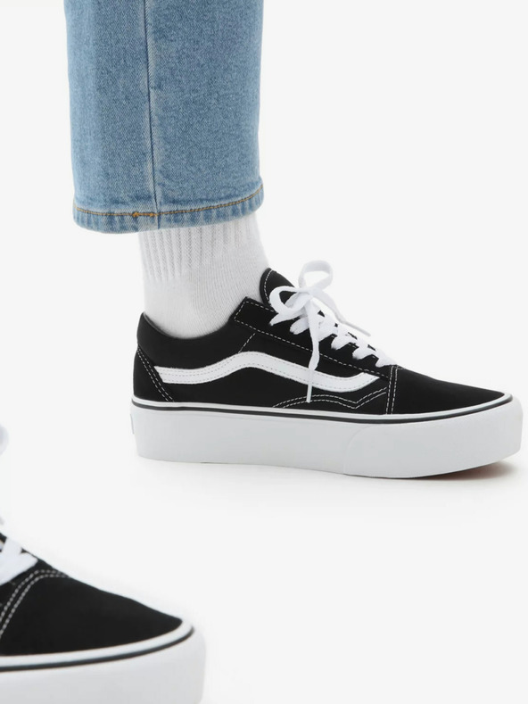 Vans Crne antilop tenisice na platformi VANS Old Skool