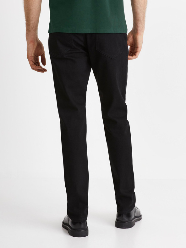 Celio Crne muške traperice ravnog kroja Celio