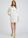 Orsay Bijela ženska košulja-haljina od trapera ORSAY