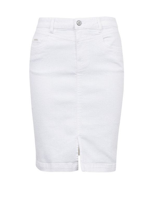 Orsay Bijela ženska suknja od trapera ORSAY