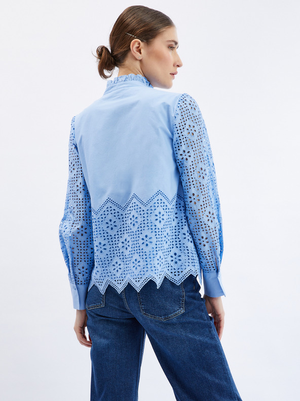 Orsay Svjetloplava ženska bluza s ukrasnim detaljima ORSAY
