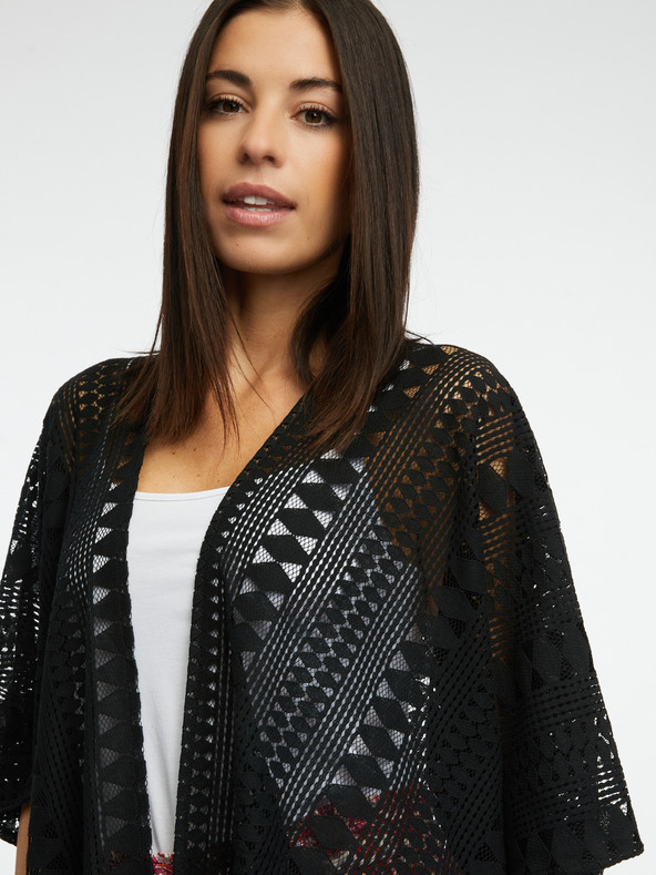 Orsay Crna ženska vesta s uzorkom ORSAY
