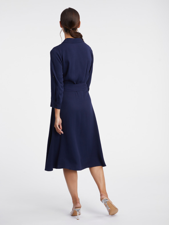 Orsay Tamnoplava ženska midi haljina ORSAY