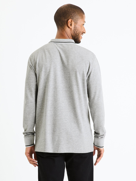 Celio Svijetlo siva muška polo majica Celio Decoml