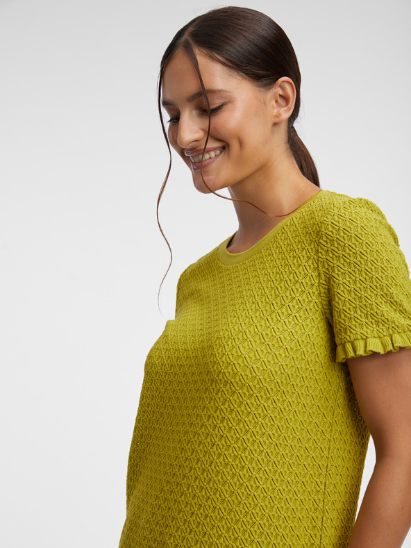 Orsay Zelena ženska pletena majica s uzorkom ORSAY