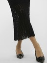 AWARE by VERO MODA Crna ženska čipkasta maxi suknja AWARE by VERO MODA Vania