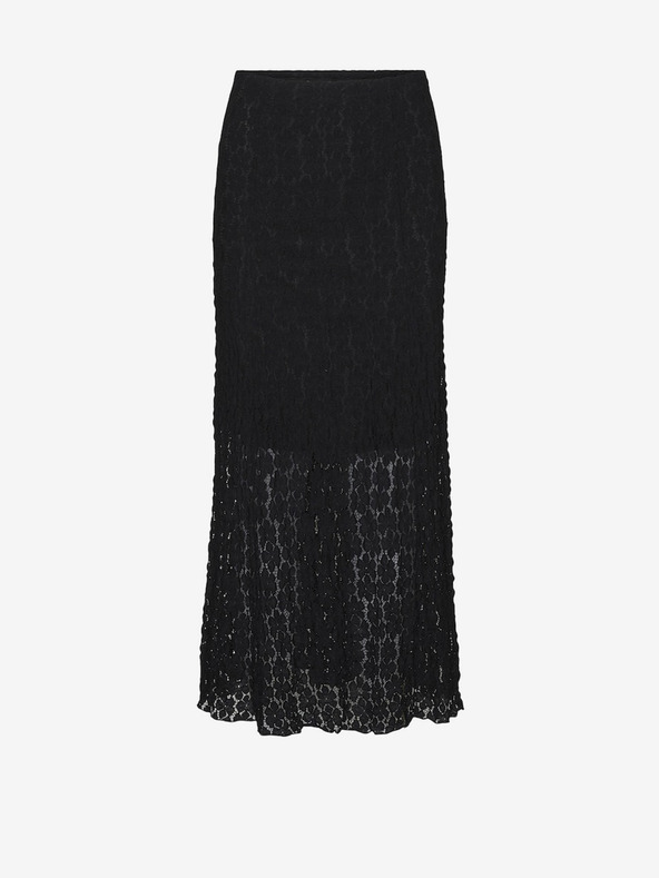 AWARE by VERO MODA Crna ženska čipkasta maxi suknja AWARE by VERO MODA Vania