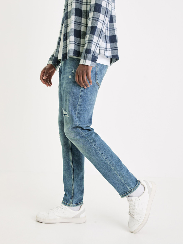 Celio Plave muške uske traperice Celio Gostroy